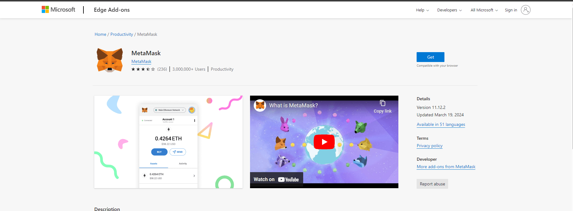 Metamask Download Page