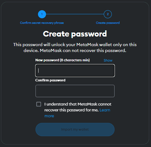 Metamask Login 2